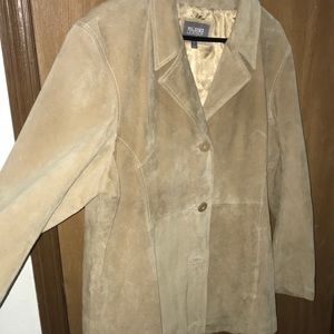 Wilson Suede/Leather Jacket XL CLEAN Button Up